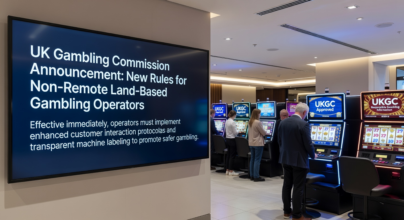 Inspectors examining a gaming machine in a UK bingo hall, emphasizing regulatory enforcement