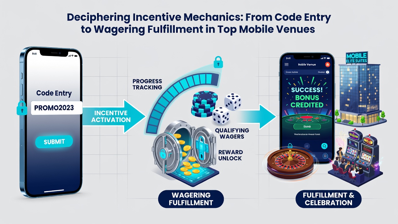 Progress dashboard in a mobile casino app tracking wagering fulfillment toward cashout eligibility