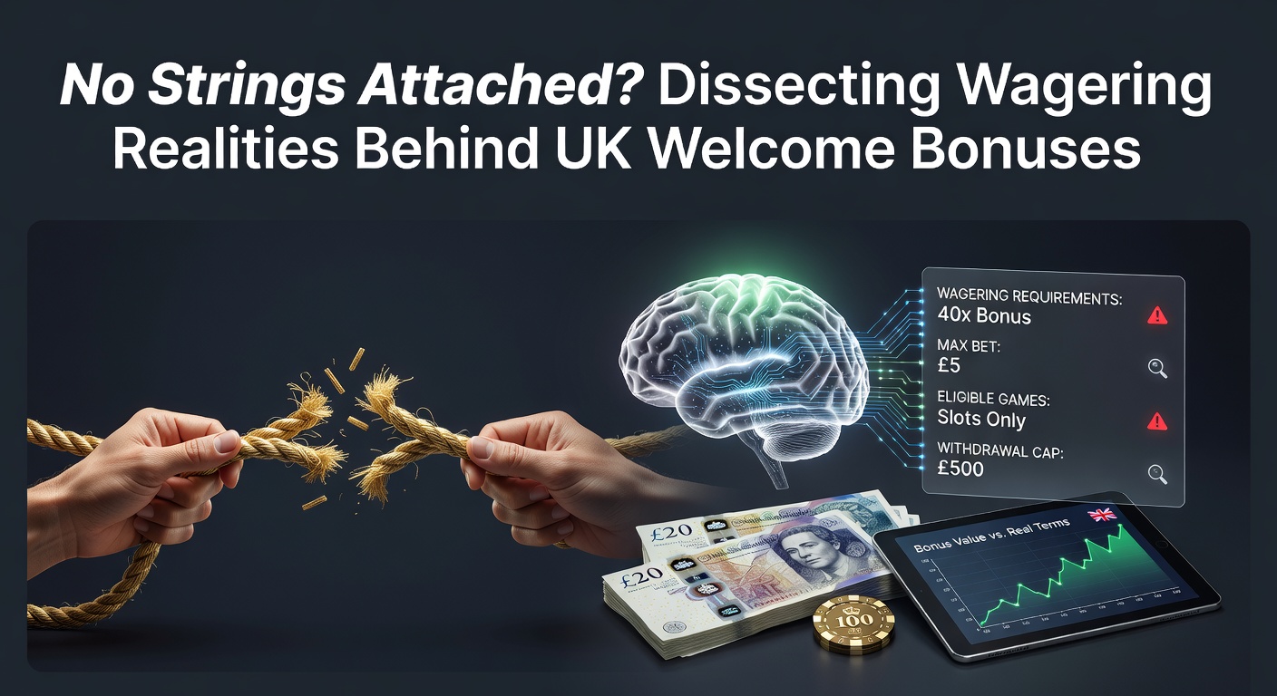 Casino welcome bonus offer displayed on a smartphone screen, highlighting wagering requirement fine print