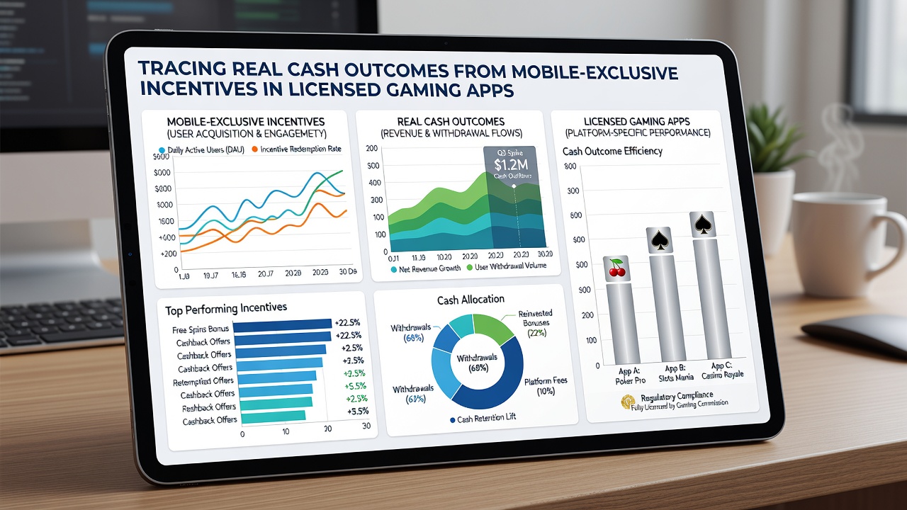 Player dashboard on licensed mobile app showing cashout confirmation after incentive playthrough